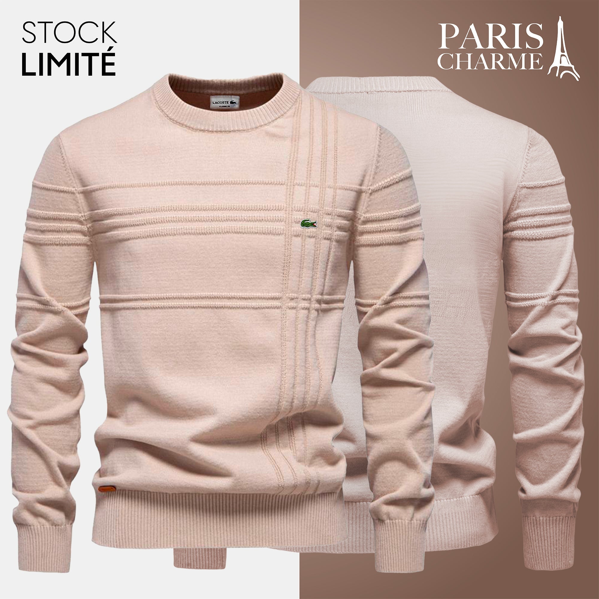 Pull Homme Texturé LC™ (DÉSTOCKAGE)