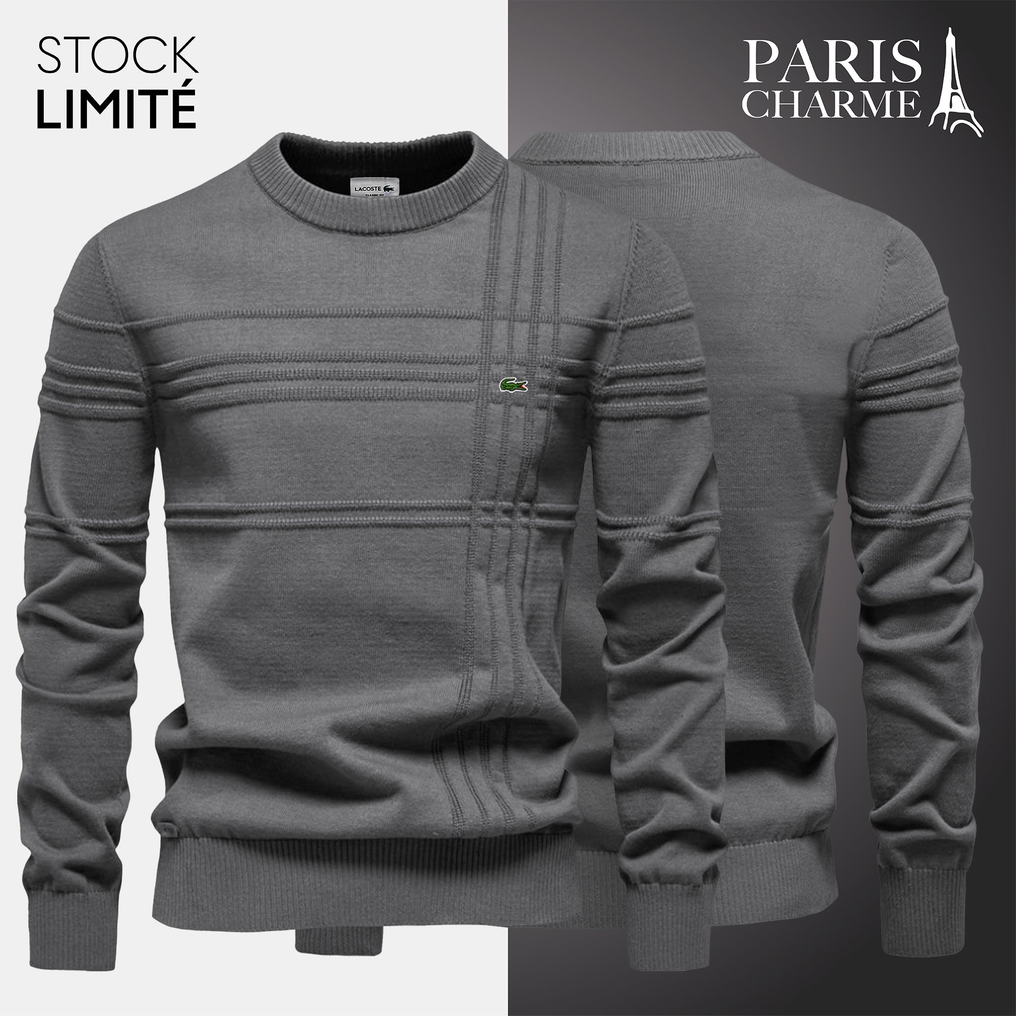 Pull Homme Texturé LC™ (DÉSTOCKAGE)